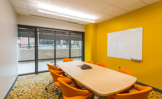WVU Business and Economics conference room furniture